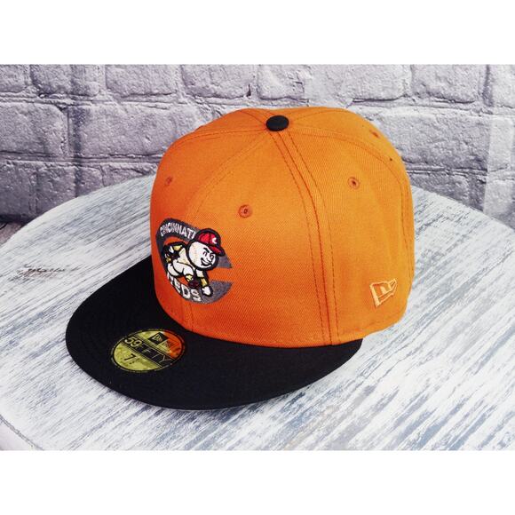 New Era 59Fifty Cincinatti Reds The Big Red Machine Patch Fitted Hat Sz 7 1/2 - Picture 2 of 10